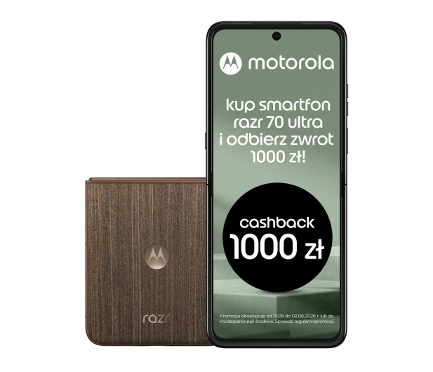Motorola razr 70 Ultra 5G 16/512GB Cocoa 165Hz - 1529162 - zdjęcie